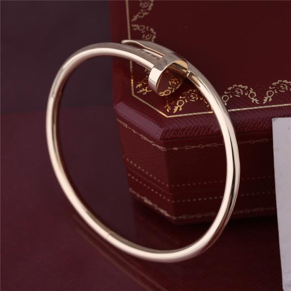 Buy cheap Real Gold JUSTE UN CLOU BRACELET YELLOW GOLD Thick Model Nail Bangle B6048217 from wholesalers