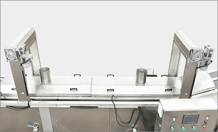 Frying Various Types of Food Continuous Conveyor Belt Dough Falafel Frying Machine