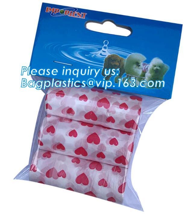 Biodegradable Compostable Scented High Quality HDPE Plastic Baby Nappy Sacks Baby Diaper Bags with Tie Handles, bagease