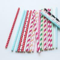 Buy cheap Convenient Lightweight Paper Party Straws Earth Friendly FDA Approved product