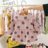 Buy cheap Pink Lapel 110CM Spring Children'S Clothing Coat Polka Dot Pattern from wholesalers