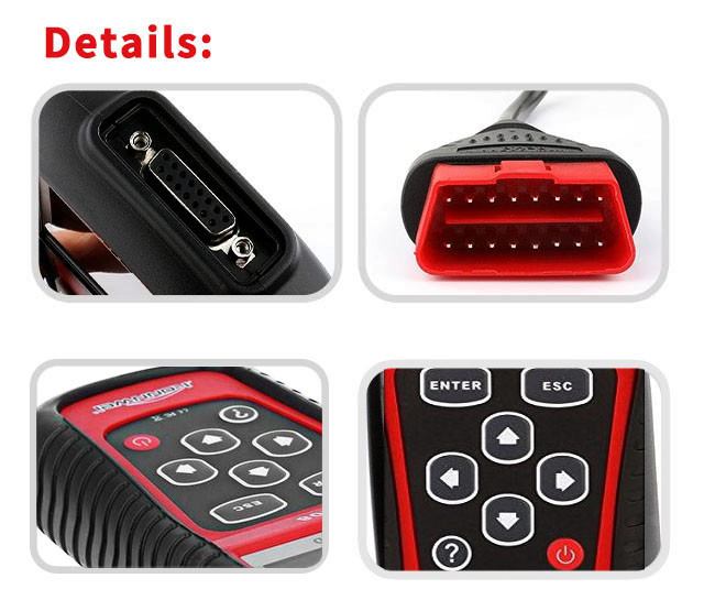 Obd II Obd Connector Launch Car Code Reader KONNWEI KW808 For 12V OBD2 Cars