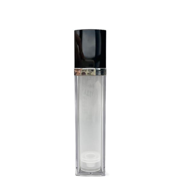 Buy cheap Square Cosmetic Airless Pump Bottles 30ml Double Wall Aluminum from wholesalers
