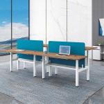 4 Person Electric Office Workstation 25mm Wooden OEM Height Adjustable Office