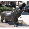 Buy cheap 175cm Hippo Outdoor Bronze Sculpture Garden Decor Art Exquisite from wholesalers