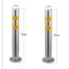 Buy cheap Galvanized Steel Parking Bollards D200*T4 Mm Powder Coated Anti Parking Posts from wholesalers