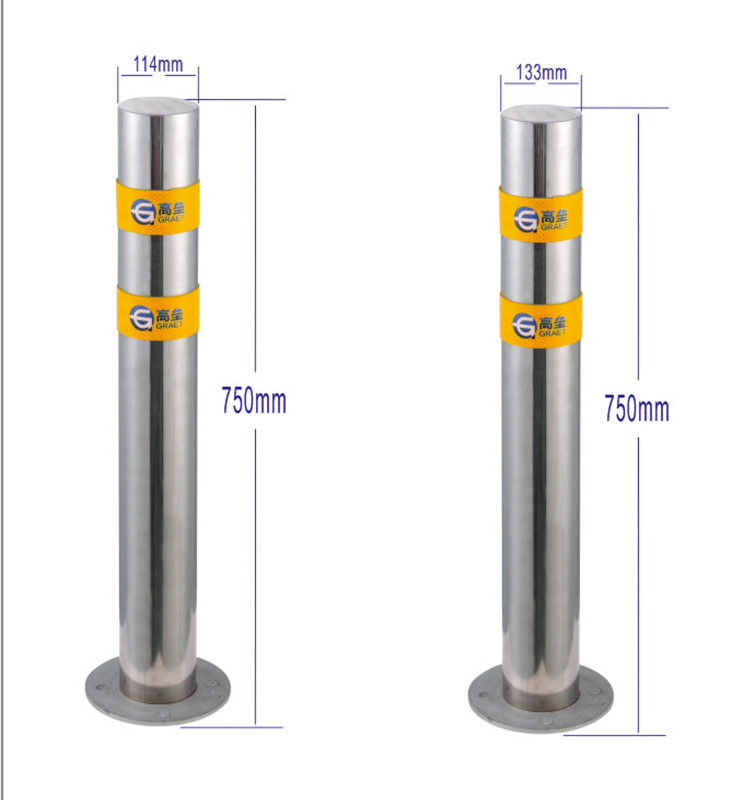 Gaolei Removable Safety Bollard H 1500mm Thickness 4mm Car Parking Posts