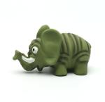 Elephant Latex Stuffed Dog Toy Pet Squeaky Balls Toy Handmade Eco Friendly