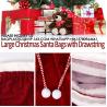 Buy cheap Velvet Bags With Drawstring Large Plush Santa Sack Christmas Gift Bags In 2 Size For Xmas Package Storage Bags from wholesalers