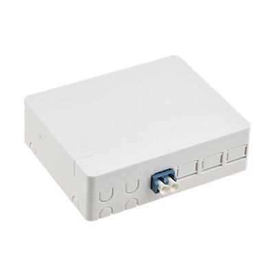 Buy cheap SM / MM Fiber Wall Outlet Box 4 Core Outdoor Fiber Termination Box from wholesalers