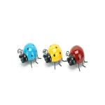 Outdoor Ladybug Metal Yard Art Decor Wall Sculpture For Garden