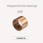 Wrought Bronze Bushing CuSn8 Material