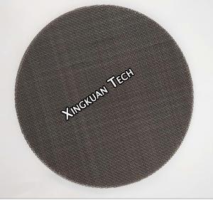 China 40mesh 60mesh 80mesh 100mesh Carbon Steel Wire Mesh Filters For Recycled Plastic on sale