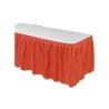 Buy cheap Solid Color Party Table Skirt , Water Repellent Plastic Table Skirts from wholesalers