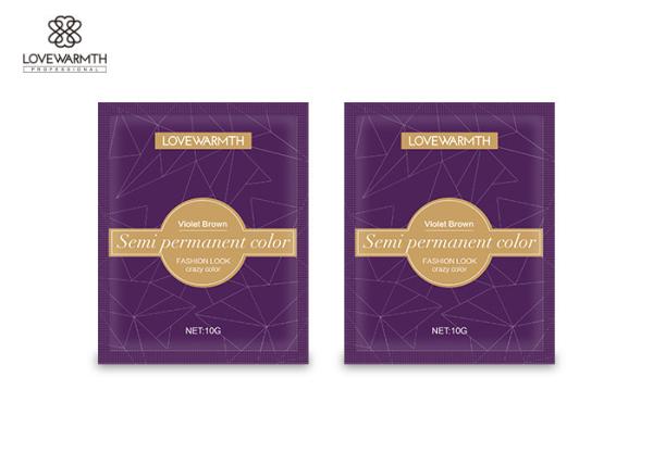 Buy cheap Convenient Highlight Semi Permanent Hair Color Cream Shine Bright Violet Color from wholesalers
