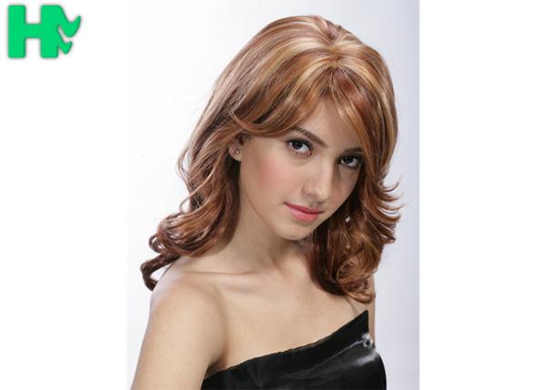 Buy cheap Wig Long Curly Hair Gradient Color Synthetic Ombre Wigs from wholesalers