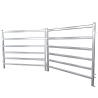 Buy cheap Six Bars Heavy Duty Metal Oval Rail Cattle Yard Panel for Australia from wholesalers