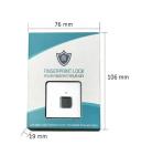 Intelligent Smart Lock Fingerprint Padlock Zinc Alloy Material