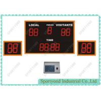 Buy cheap Red LED Water Polo Score board With Shot Clock , Ultra Bright 120cm x 80cm product