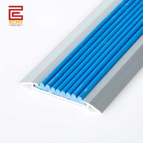 Buy cheap Flexible Non Slip Aluminium Stair Nosing Edge Trim Flat Step Tread Trim from wholesalers
