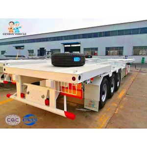 Wholesale 12 Meters Heavy Loading Skeletal 30T Container Semi Trailer from china suppliers