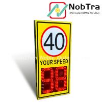 Buy cheap Power Source 220VAC Digital Speed Limit Signs Traffic Sign Temperature Range -40 product