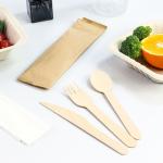 Eco Disposable Wooden Cutlery Set Disposable Spoons Wooden Spoons And Forks