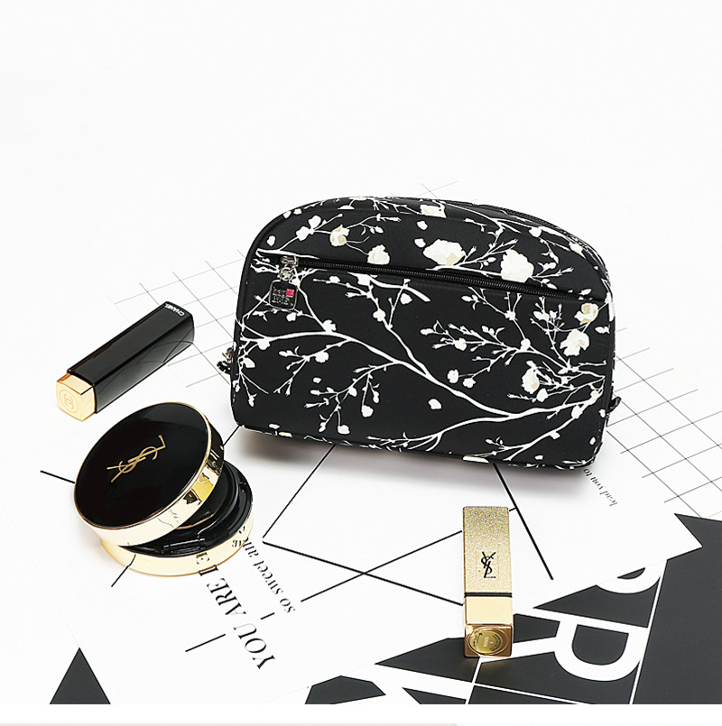 Digital Printing Polyester Canvas Cosmetic Brush Bag