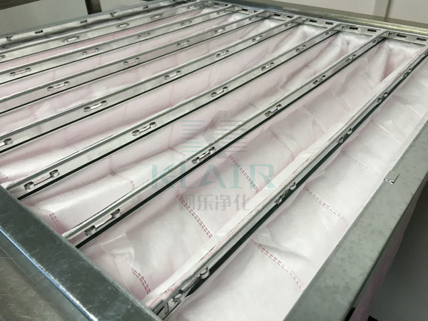 Medium Fine Dust Pocket Air Bag Filter Industrial For Hvac Air Conditioning