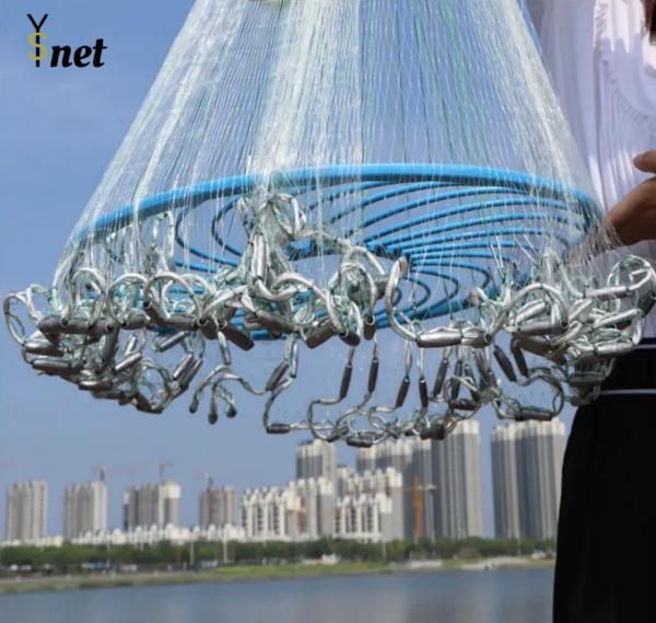 Buy cheap White Sea Fishing Net Customized Cast Fishing Net 3M Frisbee Style from wholesalers
