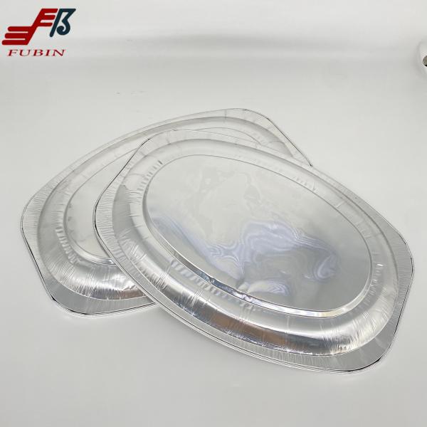 Buy cheap 1000ml Oval Foil Trays Multi Use For Vegetables Storing from wholesalers
