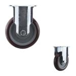 125mm Wheel 286lbs Capacity PU Fixed Medium Duty Casters