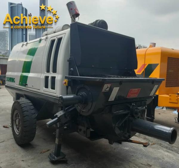 Refurbished Beton Static Boom Static Line Concrete Pump Schwing SP1800 Made In