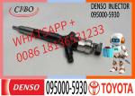 095000-5930 23670-09060 for Toyota 2KD-FTV Engine Diesel Fuel Common Rail