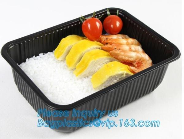Buy cheap takeaway food container disposable plastic lunch bento box,square PLA plastic food container,fast food package essential from wholesalers
