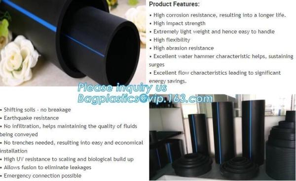 400mm sn4 sn8 hdpe culvert pipe,SN6 400mm wall corrugated PE drainage pipe dwc