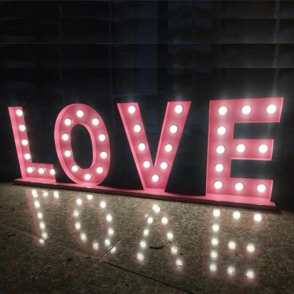 Buy cheap LED Big Marquee Letter Sign Aluminum Metal Marquee Letters UL from wholesalers