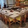 Buy cheap 8 - 10 Seats Japanese Restaurant Teppanyaki Grill Table Rectangle Shape from wholesalers