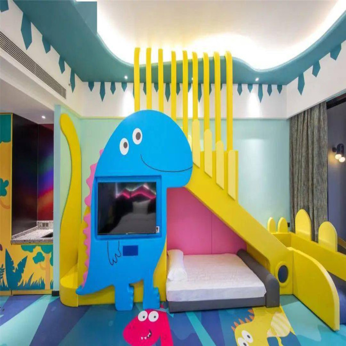 Babysitting Services and Hardware Included Family Hotel Slide for Families