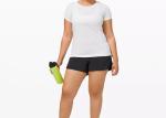 Elastic Waist Band Women'S Running Shorts With Liner