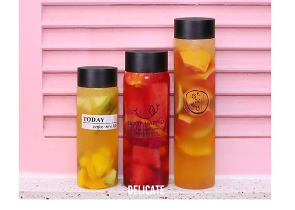 Buy cheap 500ml 550ml 600ml Round Juice Milk Tea Bottles OEM ODM OBM from wholesalers