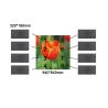 Buy cheap Indoor/Outdoor Rental LED Screen P2.5 P3.07 P4 640*640mm Die-casting Aluminum from wholesalers
