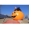Buy cheap 4m Inflatable Advertising Products Halloween Pumpkin With Black Cat from wholesalers