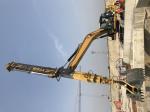 Excavator Clamshell Bucket KM220 Telescopic Arm Attachment For Foundation Work