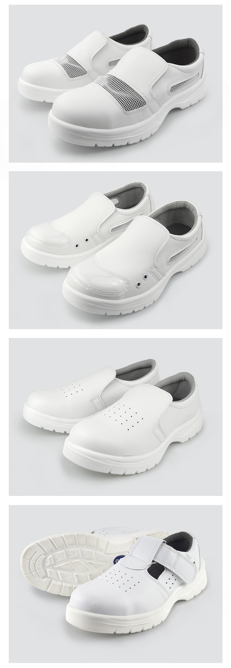 Dustproof Waterproof Steel Toe Cap ESD Shoes Anti Static For Cleanroom Work Safety