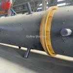 6-8T/h Rotary Vacuum Drum Dryer Organic Fertilizer Making Machine