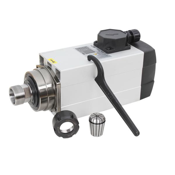 Buy cheap 220v / 380v Fan Cooling 4.5kw 300hz ER32 Square Air Cooled Spindle Motor for CNC Router from wholesalers