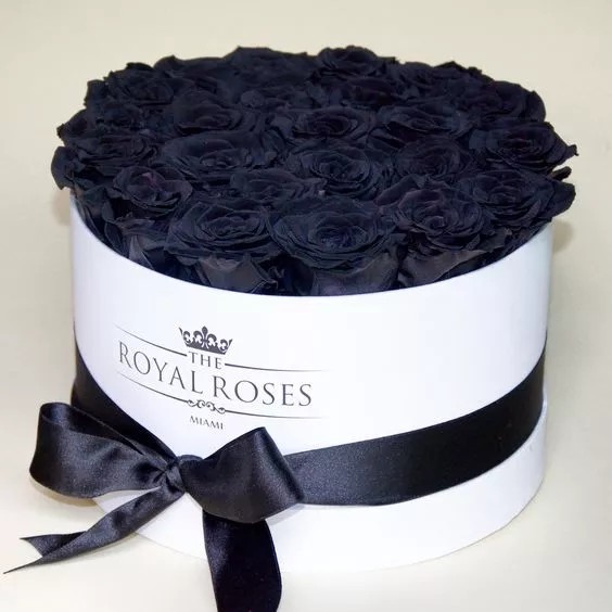 Square cardboard box popular kraft paper flower box preserved rose box