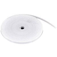 Buy cheap White Black Width 6mm 2 PU Open Timing Belt GT2 10mm With Steel Core product