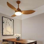 42 Inch Ceiling Fans 3 Blades wooden three colors remote control reative wood